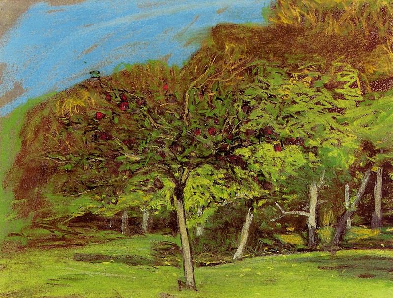 Fruit Trees, Claude Oscar Monet