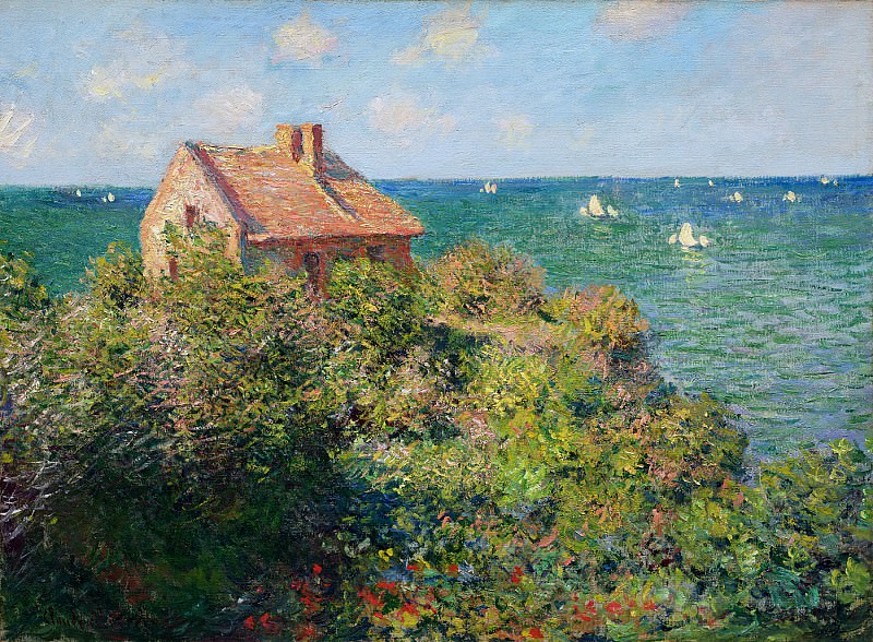 FishermanвЂ™s Cottage at Varengeville, Claude Oscar Monet