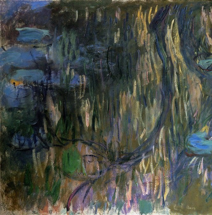Water Lilies, Reflections of Weeping Willows , Claude Oscar Monet