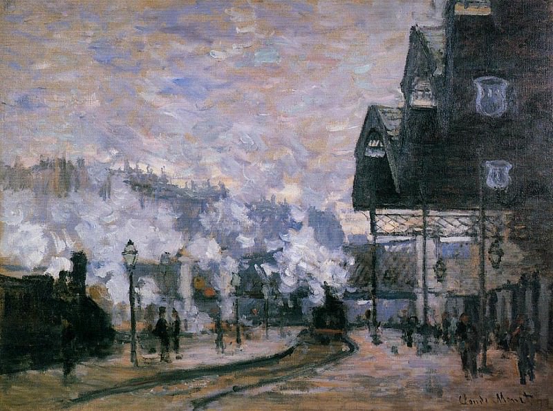 Saint-Lazare Station, the Western Region Goods Sheds, Claude Oscar Monet
