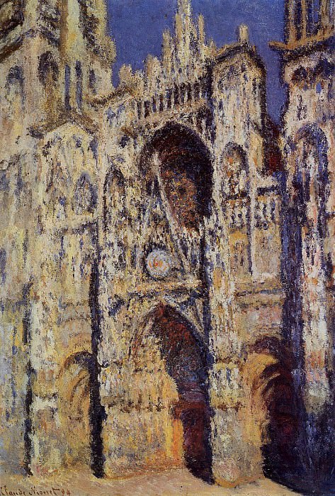 Rouen Cathedral, the Portal and the Tour dвЂ™Albane, Full Sunlight, Claude Oscar Monet