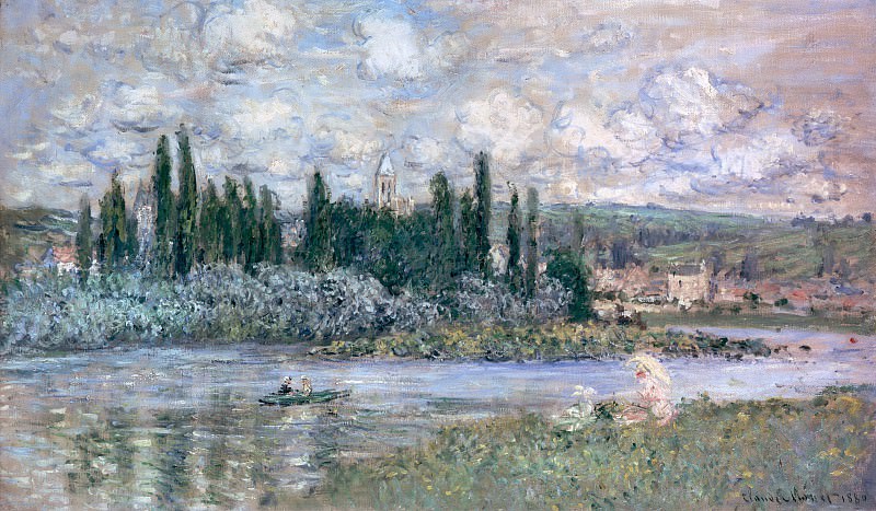 Vetheuil on the Seine, Claude Oscar Monet
