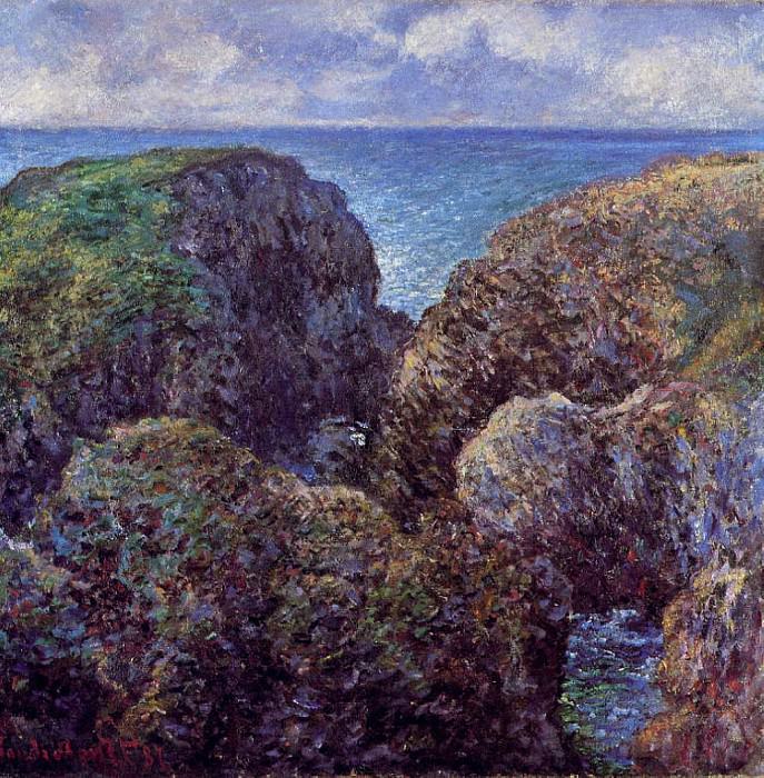 Group of Rocks at Port-Goulphar, Claude Oscar Monet