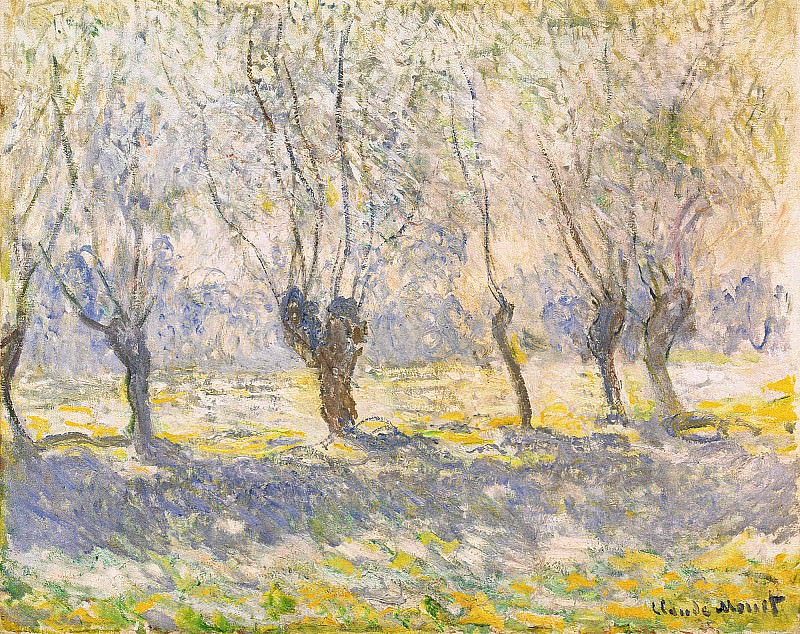 Willows, Giverny, Claude Oscar Monet