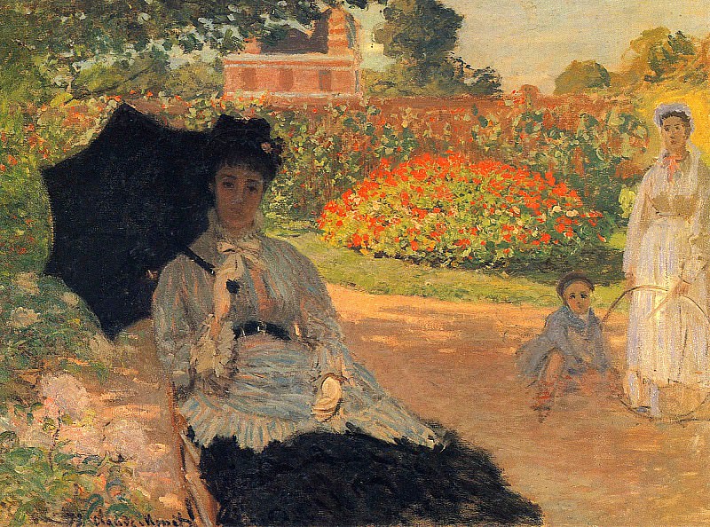 Camille Monet in the Garden, Claude Oscar Monet