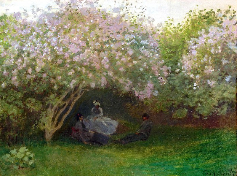 Lilacs, Grey Weather, Claude Oscar Monet
