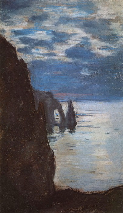 Etretat, the Needle Rock and Porte dвЂ™Aval, Claude Oscar Monet