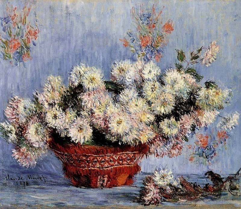 Chrysanthemums, Claude Oscar Monet