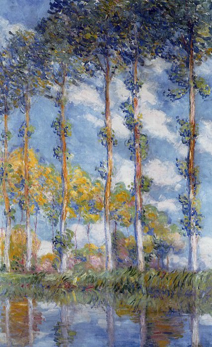 Poplars, Claude Oscar Monet