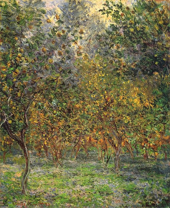 Under the Lemon Trees, Claude Oscar Monet