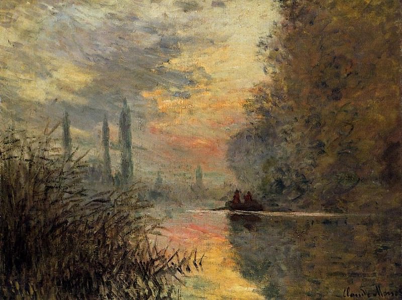 Evening at Argenteuil, Claude Oscar Monet