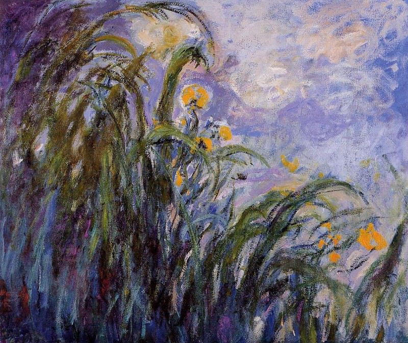Yellow Irises 3, Claude Oscar Monet