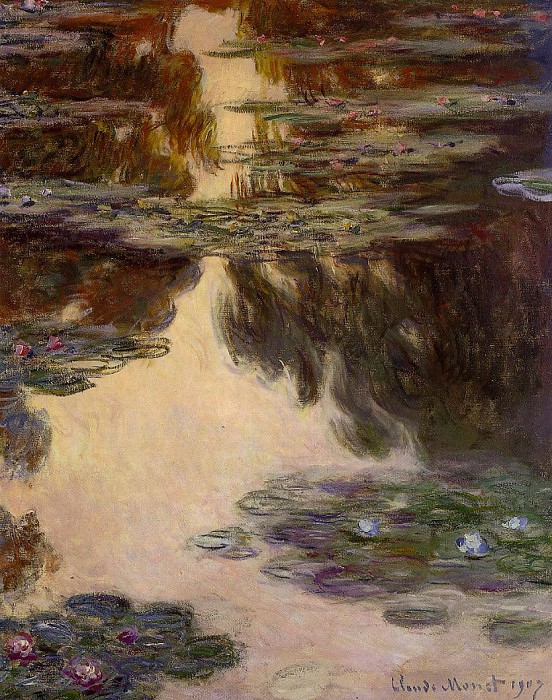 Water Lilies, 1907 13, Claude Oscar Monet