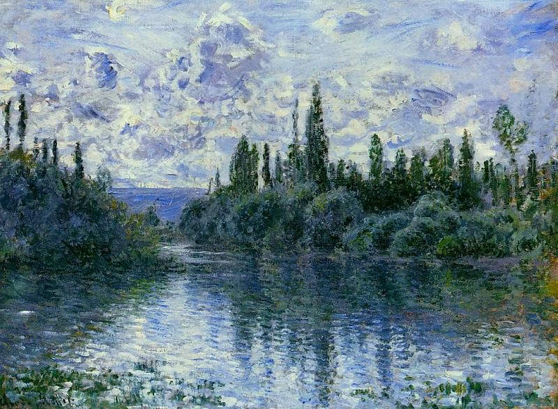 Arm of the Seine near Vetheuil, Claude Oscar Monet