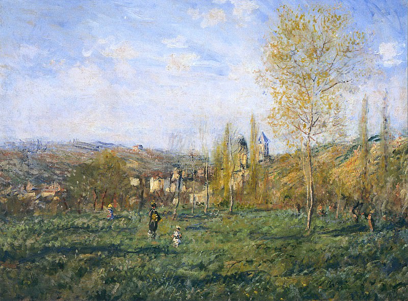 Springtime in Vetheuil, Claude Oscar Monet