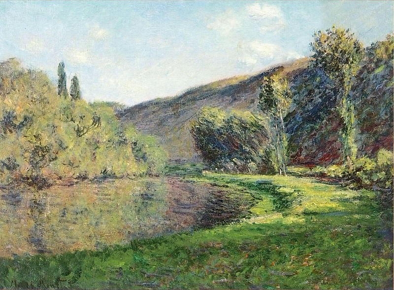 The Arm of the Siene at Jeufosse, Afternoon, Claude Oscar Monet