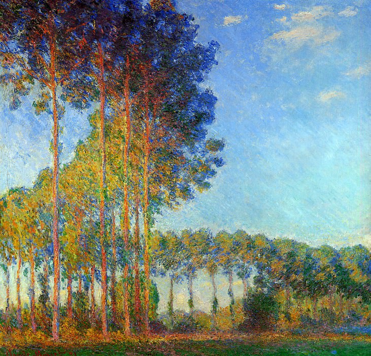 Poplars on the Banks of the River Epte, Seen from the Marsh, 1891-92. jpeg, Claude Oscar Monet