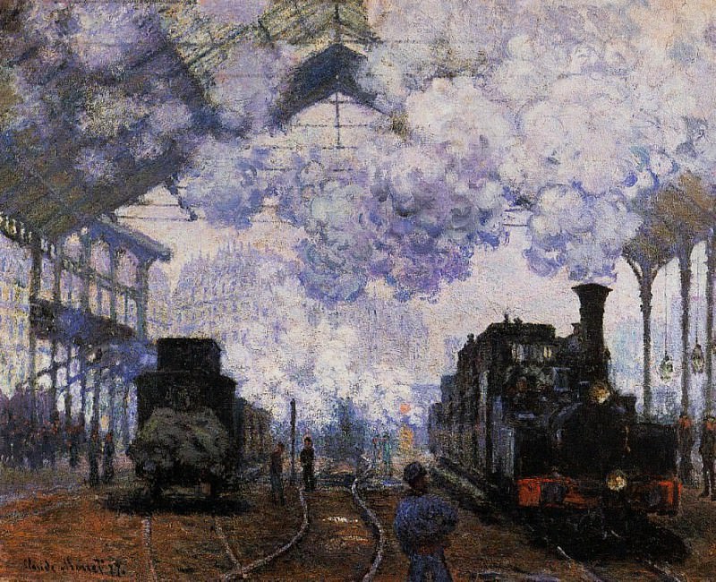 Saint-Lazare Station, Exterior, Claude Oscar Monet