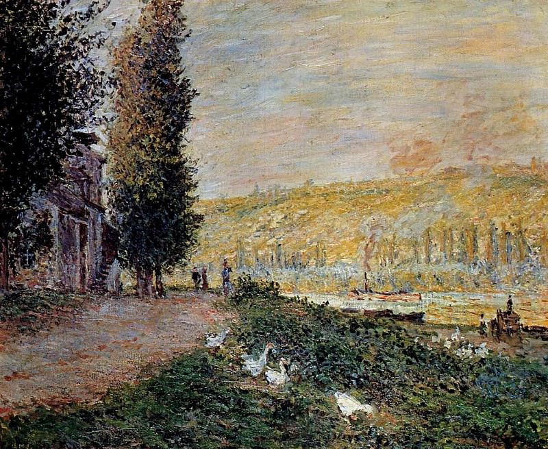 The Banks of the Seine, Lavacourt, Claude Oscar Monet