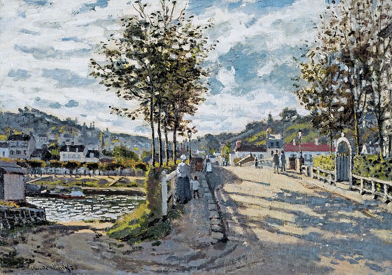 The Bridge at Bougival, Claude Oscar Monet