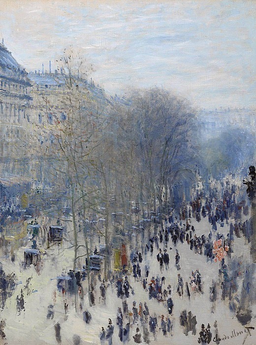 Boulevard des Capucines , Claude Oscar Monet