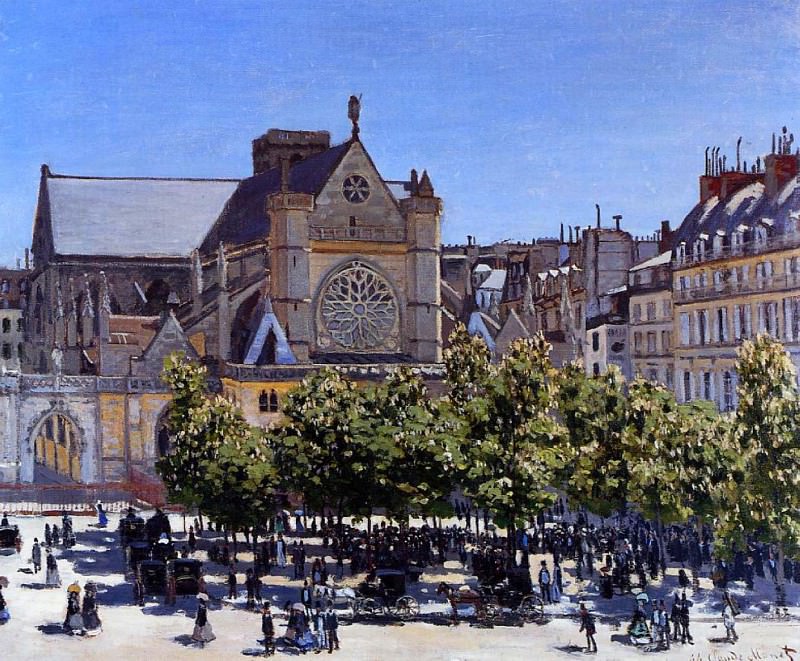 Saint Germain lвЂ™Auxerrois, Claude Oscar Monet