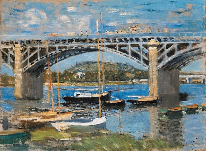 The Bridge over the Seine, Claude Oscar Monet
