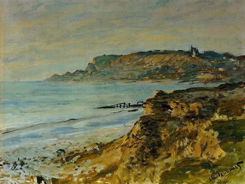 Cliff at Sainte-Adresse, Claude Oscar Monet