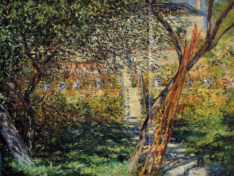 MonetвЂ™s Garden at Vetheuil, Claude Oscar Monet
