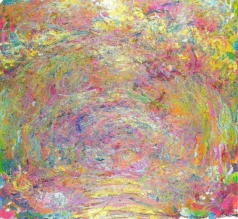 Path under the Rose Trellises, Claude Oscar Monet