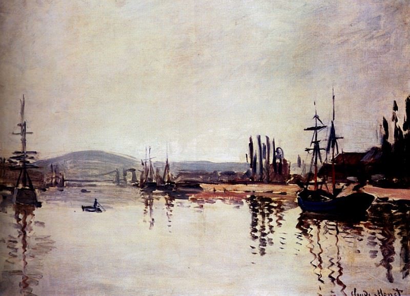 The Seine Below Rouen, Claude Oscar Monet