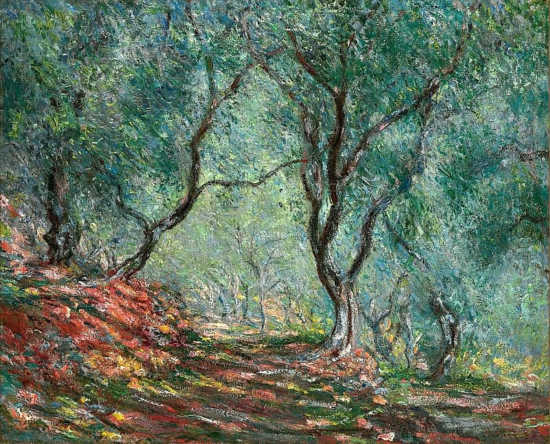 Olive Tree Wood in the Moreno Garden, Claude Oscar Monet