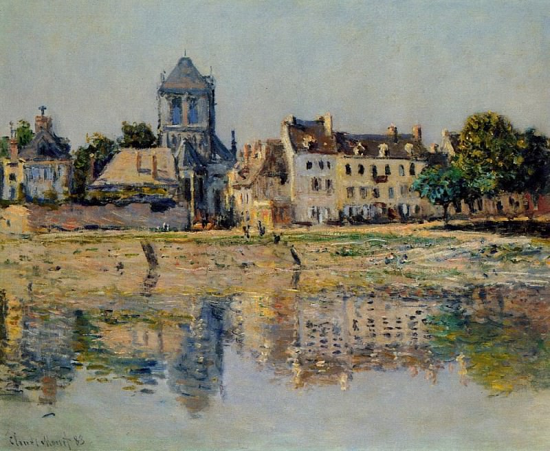 By the River at Vernon, Claude Oscar Monet