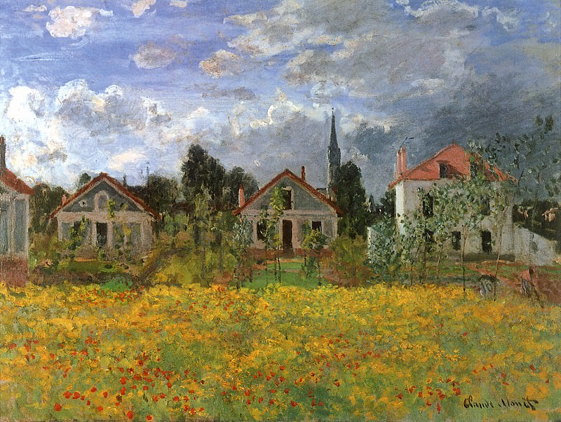 Houses at Argenteuil. JPG, Claude Oscar Monet