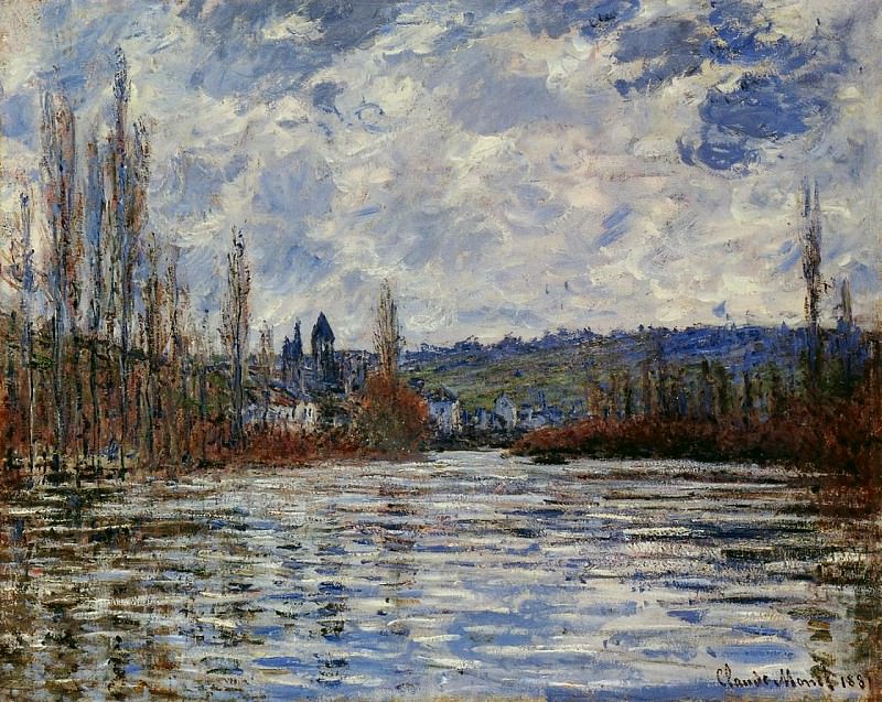 Flood of the Seine at Vetheuil, Claude Oscar Monet