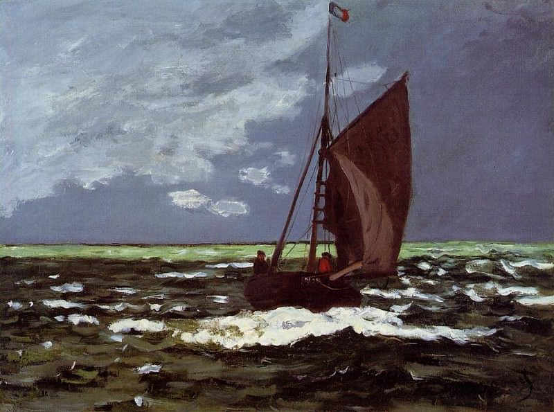 Stormy Seascape, Claude Oscar Monet