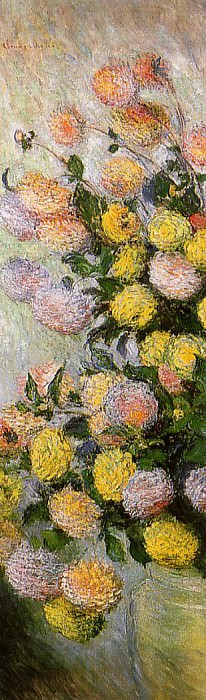 Vase of Dahlias, Claude Oscar Monet