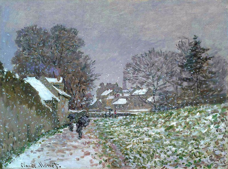 Snow at Argenteuil 02, Claude Oscar Monet