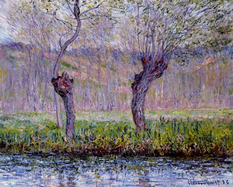 Willows in Springtime, Claude Oscar Monet