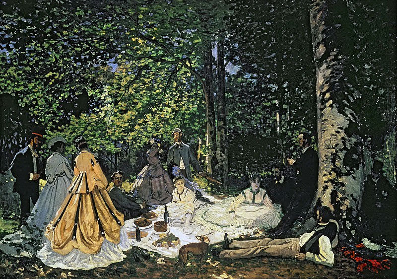 Luncheon on the Grass, Claude Oscar Monet