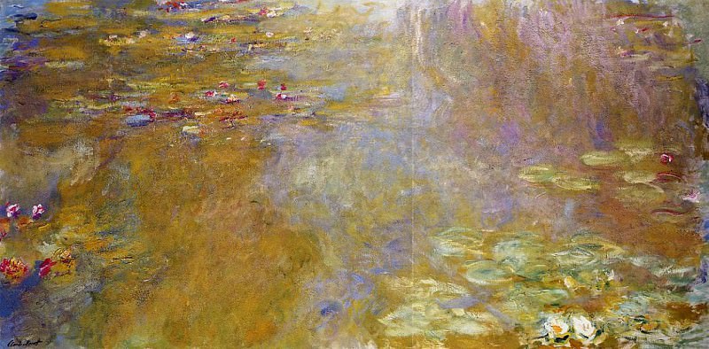 Пруд с водяными лилиями, 1917-19 02, Клод Оскар Моне