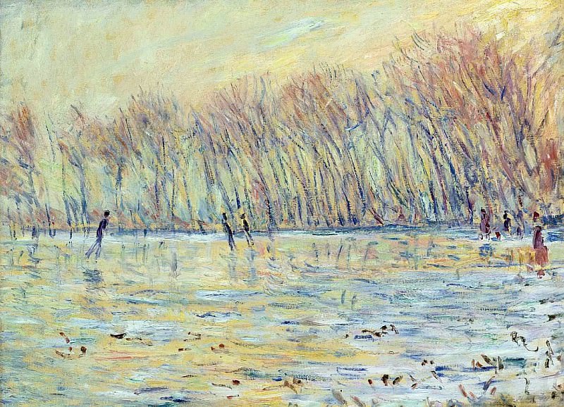 Scaters in Giverny, Claude Oscar Monet