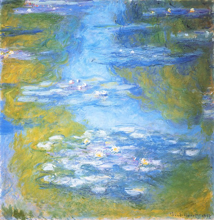 Водяные лилии, 1907 02, Клод Оскар Моне