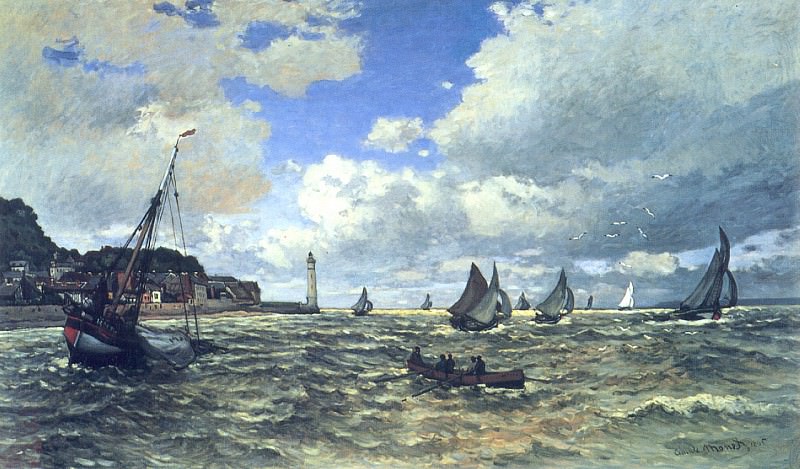 The Seine Estuary at Honfluer, Claude Oscar Monet