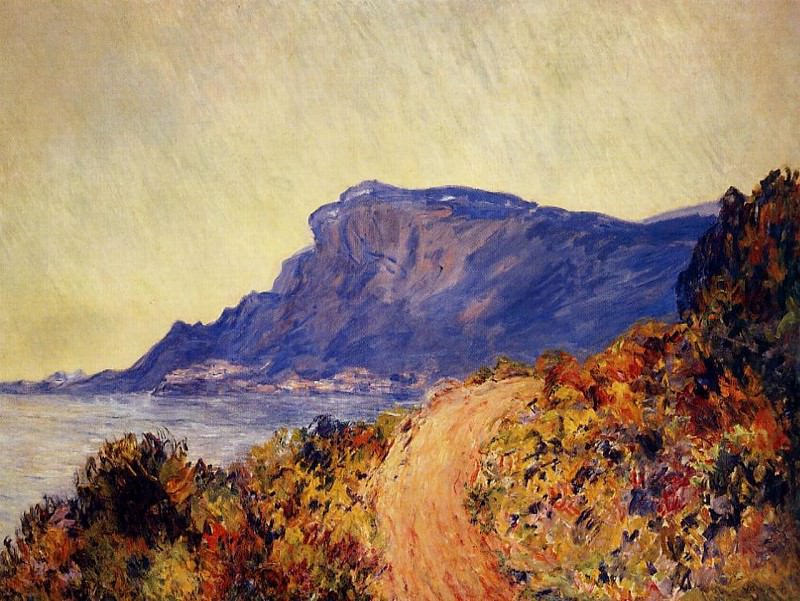 The Red Road at Cap Martin, near Menton, Claude Oscar Monet