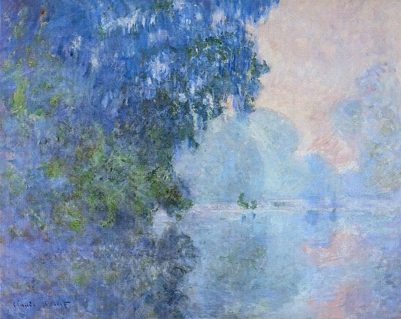Morning on the Seine 02, Claude Oscar Monet