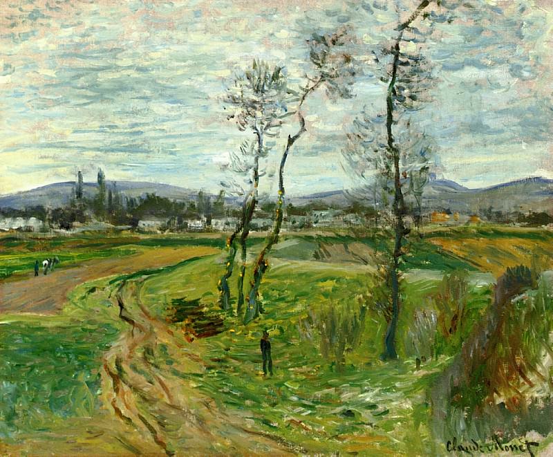Field at Gennevilliers, Claude Oscar Monet