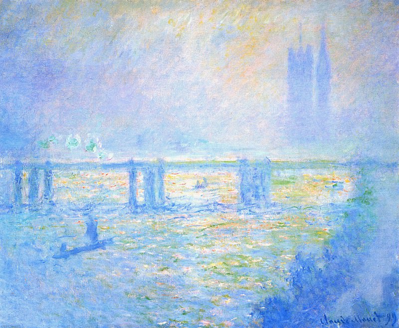 Charing Cross Bridge 03, Claude Oscar Monet