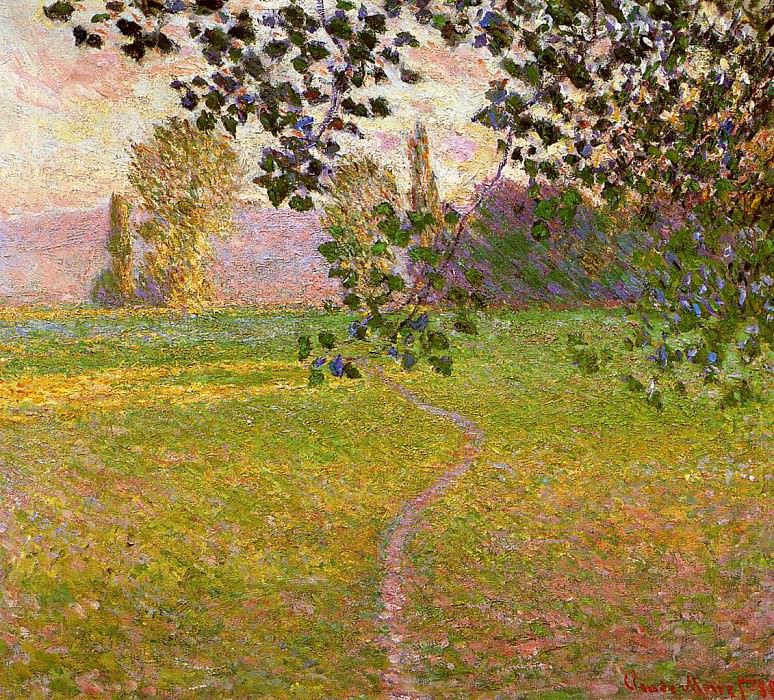 Morning Landscape, Giverny, Claude Oscar Monet