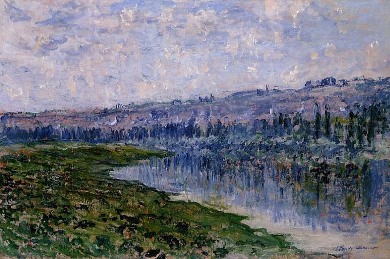 The Seine and the Chaantemesle Hills, Claude Oscar Monet